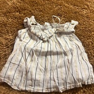 Striped Kids Top with Ruffle Details